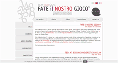 Desktop Screenshot of fateilnostrogioco.it